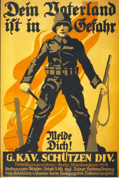 German Recruitment Poster 